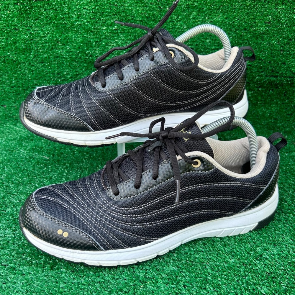 Ryka Continuum Womens Walking Shoes Black Memory Foam Sneakers Size 10M‎